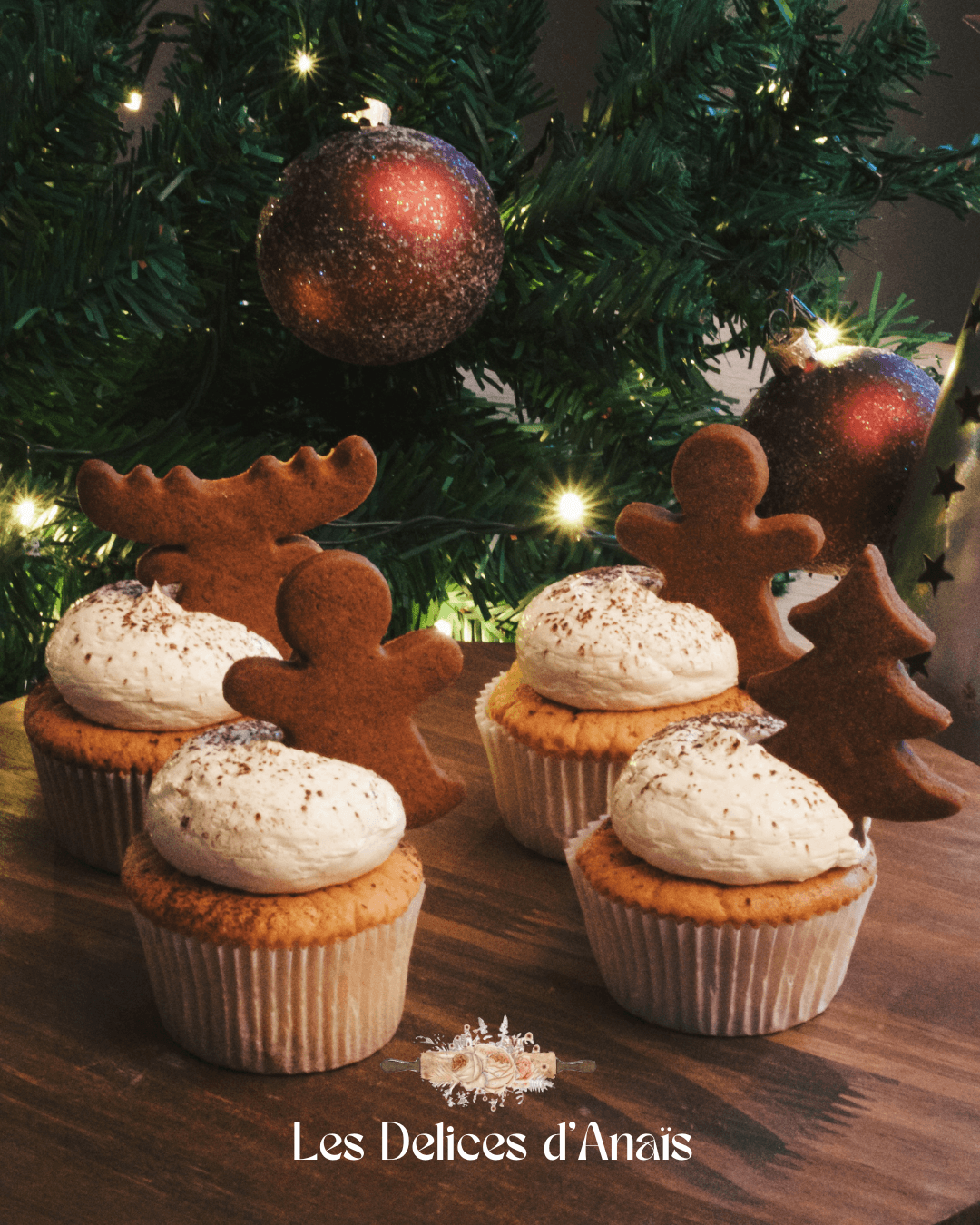 Gingerbread cupcakes